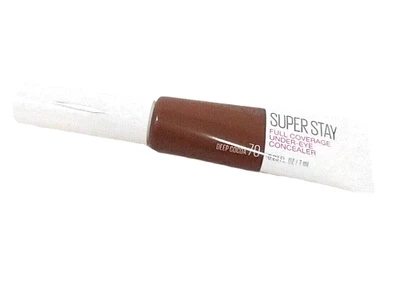 Maybelline Under Eye Concealer Deep Cocoa # 70 Superstay Full Coverage .23 Oz - Image 1 of 4