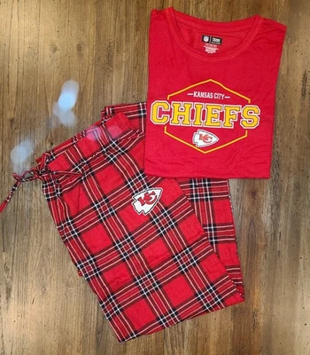 Juego de pijama para mujer Kansas City Chiefs Lg nuevo con etiquetas Foto 1 de 4