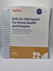 2024 ICD-10-CM Expert for Home Health and Hospice-Spiral Spiral-bound - Bild 1 von 3