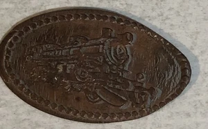 Train Locomotive Pressed Elongated Penny PP3 - Picture 1 of 2