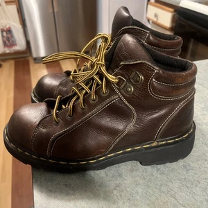 Botas Dr.Martens 9352 De Colección Tacón Grueso Con Cordones Cuero Marrón Hechas en Inglaterra - Imagen 1 de 11
