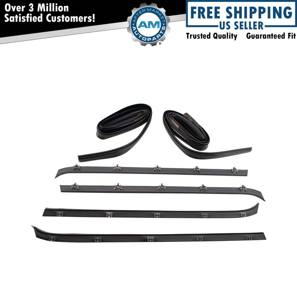 Kit de resistencia para cinturón de ventana de puerta para Chevrolet 1973-1980 GMC Foto 1 de 4