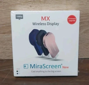 MiraScreen New MX Wireless Display Miracast Aircast 1080p Firmware Upgrade-BLaCK - Picture 1 of 2