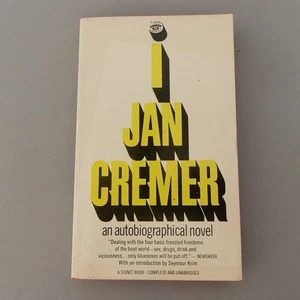 I Jan Cremer Autobiographie Taschenbuch 1965 Zweitdruck Buch Vintage USA - Bild 1 von 7