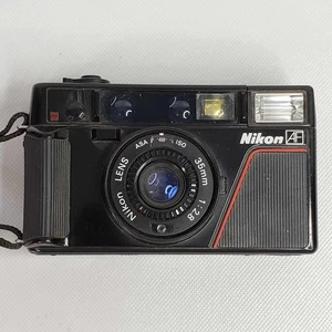 Obturador de cámara Nikon L35 AF dispara y vienta negro Japón L35af - Imagen 1 de 8