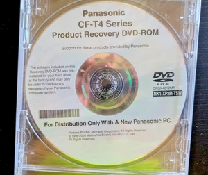 Panasonic CF-T4 Series Product Recovery DVD-ROM (MK1-XP2M-TSW) - Picture 1 of 1