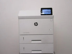 HP M605 LaserJet Man M605xm A4 Mono Printer WIRELESS 100%Toner XtraTray WARRANTY - Picture 1 of 5