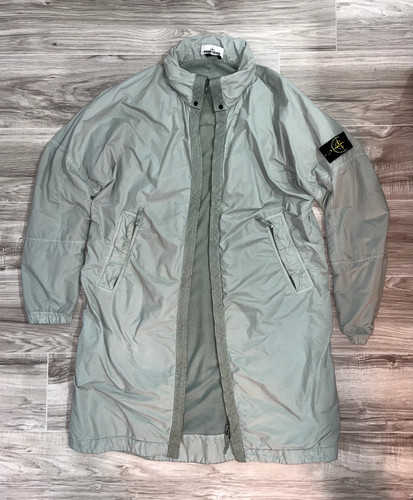 cappotto stone island vintage verde raro David light tc taglia L