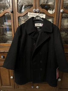 NEW USA MADE 50 SCHOTT brothers PEA JACKET 740N SHORTENED ARMS - Picture 1 of 7