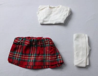 Carter's Baby девочки праздник боди и клетку юбка комплект AC2 белый/красный размер 3M - Изображение 1 из 4