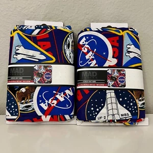 NASA Logo Craft Sewing Fabrirc 100% Cotton 36" x 43" NEW - Picture 1 of 5