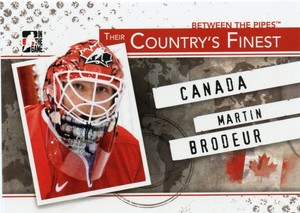 10/11 BETWEEN THE PIPES COUNTRYS FINEST #CF-01 MARTIN BRODEUR CANADA *43834