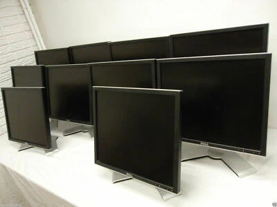 LOT-10 Dell 2007WFP 20" UltraSharp LCD Monitor w/4-Port USB Hub VGA DVI  HF730 - Image 1 of 4
