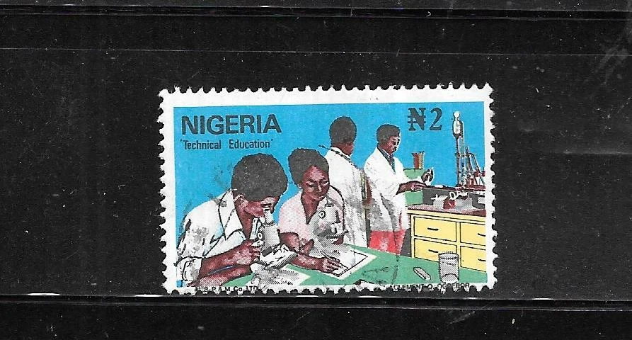 NIGERIA SC#500 1986 2 NAIRA EDICIÓN TÉCNICA USADO POSTAL ANTIGUO DEFINITIVO ÚNICO STA Foto 1 de 1