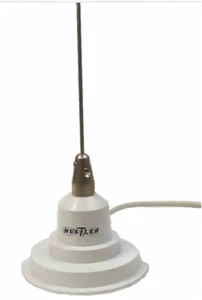 Hustler IC100W Białe radio CB Magnes Mount Bicz Antena Łatwa do strojenia Fabrycznie nowa - Zdjęcie 1 z 1