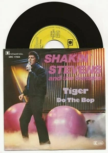 SHAKIN' STEVENS & THE SUNSETS TIGER RARE 1984 SINGLE FROM GERMANY+PIC COVER MINT - Picture 1 of 1