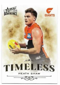 2019 Select Dominance Timeless (T32) Heath SHAW Gws 200/350 - Picture 1 of 1