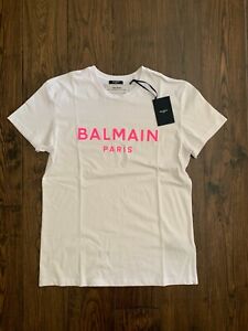 Balmain White T-Shirts for Men for sale | eBay