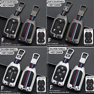 Metal Remote Key Case Fob Cover For GMC Yukon Sierra Acadia Terrain Chevy Tahoe - Picture 1 of 13