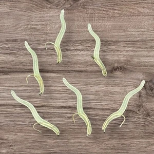 3 INSANELY REALISTIC LUMI WORM FLIES TROUT FLY * DEADLY UNDER BUNG / INDICATOR * - Picture 1 of 2