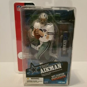 McFarlane NFL Canton Exclusive Cowboy Hall of Fame Quarterback Troy Aikman - NFL - Picture 1 of 8