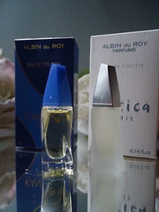 ALBIN DU ROY ARTICA & KANTARA Miniatures 2x 4ml EDT Vintage 1990 & 1997 New Box - Imagen 1 de 4
