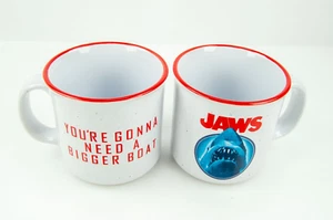 2x JAWS "You're Gonna Need A Bigger Boat" Keramik Camper Becher | Fasst 20 Unzen - Bild 1 von 7