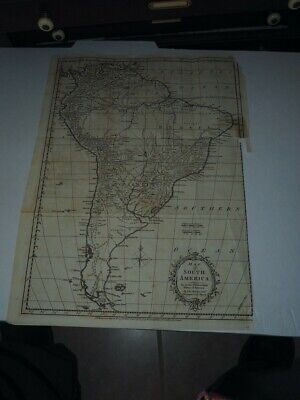 Antique  Map Of South America For The Rev Dr. Robertfon's Hiftory Of America  • 23.43$