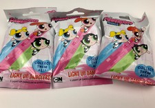 Powerpuff Girls Light Up Danglers Blind Bags New Sealed Lot Of 3