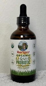 Mary Ruth's Organic Liquid Probiotic - Unflavored 2 Billion Cfu 4 fl oz Liq - Picture 1 of 3