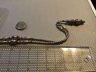 Sterling Silver -  BALI Bead Style  Fringe Tassel Statement Necklace