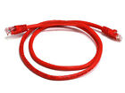 8Ware Cat6a Cable 1M - Red Color Rj45 Ethernet Network Lan Utp Patch Cord Snagle