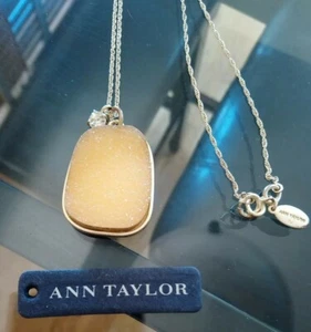 Ann Taylor Stone Pendant Necklace $48 - Picture 1 of 8