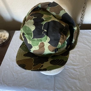 De colección Browning Caza Camuflaje Trampero Sombrero Gorra Orejeras Thinsulate Goretex EE. UU. - Imagen 1 de 3