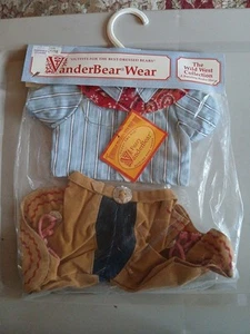 Muffy VanderBear Wear Colección Salvaje Oeste Difuso El Niño Rodeo Vaquero Conjunto - Imagen 1 de 5