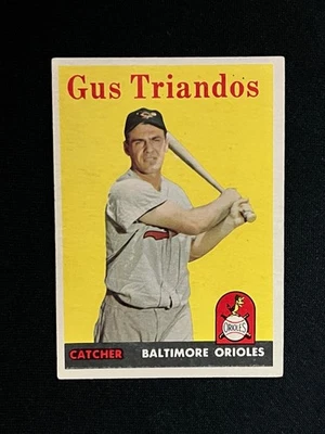 1958 Topps Gus Triandos No429 Baltimore Orioles Ex-Mt - Изображение 1 из 2