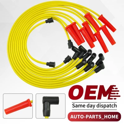 Cables de bujía HEI para Chrysler Dodge V8 bloque pequeño 273 318 340 360 Ford 302 Foto 1 de 4