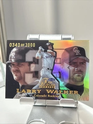 1999 Flair Showcase #72 Larry Walker Row 1(展示柜)#/3000 Rockies o127 — 第 1/4 张图片