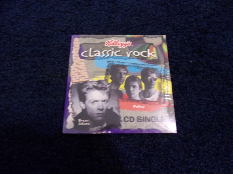 Kellogg's Classic Rock [Police, Bryan Adams] Cereal promo CD sampler (NEW) 1998 — 第 1/1 张图片
