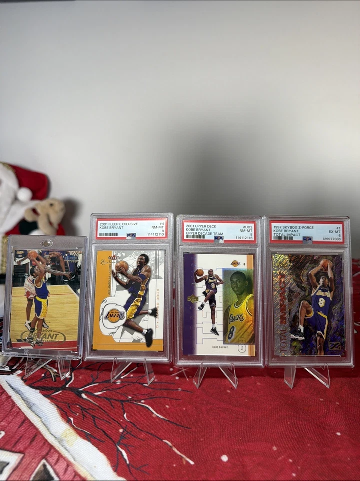 Lote de cartas graduadas Kobe Bryant Los Angeles Lakers Fleer Ultra Upper Deck Fleer Foto 1 de 2