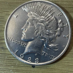 1923 Peace Dollar AI Graded XF-forty-five 90% Fine Silver  - Picture 1 of 2