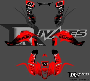 Kit Gráficos para SUZUKI LTZ400 (2003-2008) También Kawasaki KFX - Imagen 1 de 1