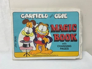 Garfield and Odie Mini Magic Book w/ Changing Pages Trick Friends Comics Cat Dog - Bild 1 von 6