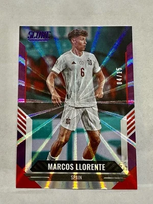 2021-22 Panini Score FIFA Marcos Llorente #96 Red Lasers /15 RARE COLLECTIBLE 🔥 - Image 1 of 2