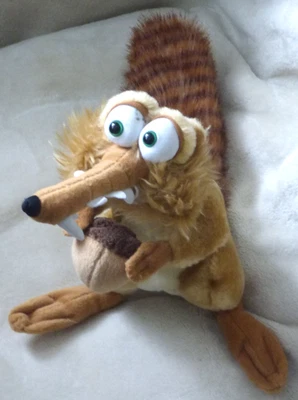 SCRAT mit Eichel Ice Age 2 Plüschtier 25cm mit Eichel Stofftier Rattenhörnchen - Bild 1 von 4