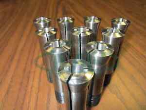 3C COLLETS, PRECISION ROUND COLLET SET--ANY 10 SIZES from our stock #C3---NEW