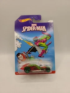 NEW HOT WHEELS SPIDERMAN GREEN GOBLIN ICANDY DRAGSTER MOC Marvel.com #1 - Picture 1 of 6