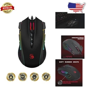 Ergonomic High-Performance Gaming Mouse - RGB, 12 Buttons, Ambidextrous Design - Picture 1 of 7
