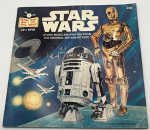 Vintage 1979 Star Wars 24 Page Read-Along Book and 33 1/3 Record - Picture 1 of 7