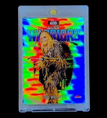 CHEWBACCA REFRACTOR SILVER HOLO Parallel Prizm Chrome - STAR WARS - Image 1 of 4